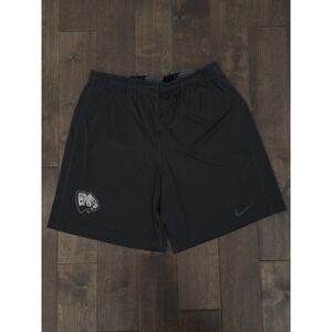 Nike Men's Dri-Fit Dark Grey Running Shorts 9" Inseam Size XL Jackwire Logo
